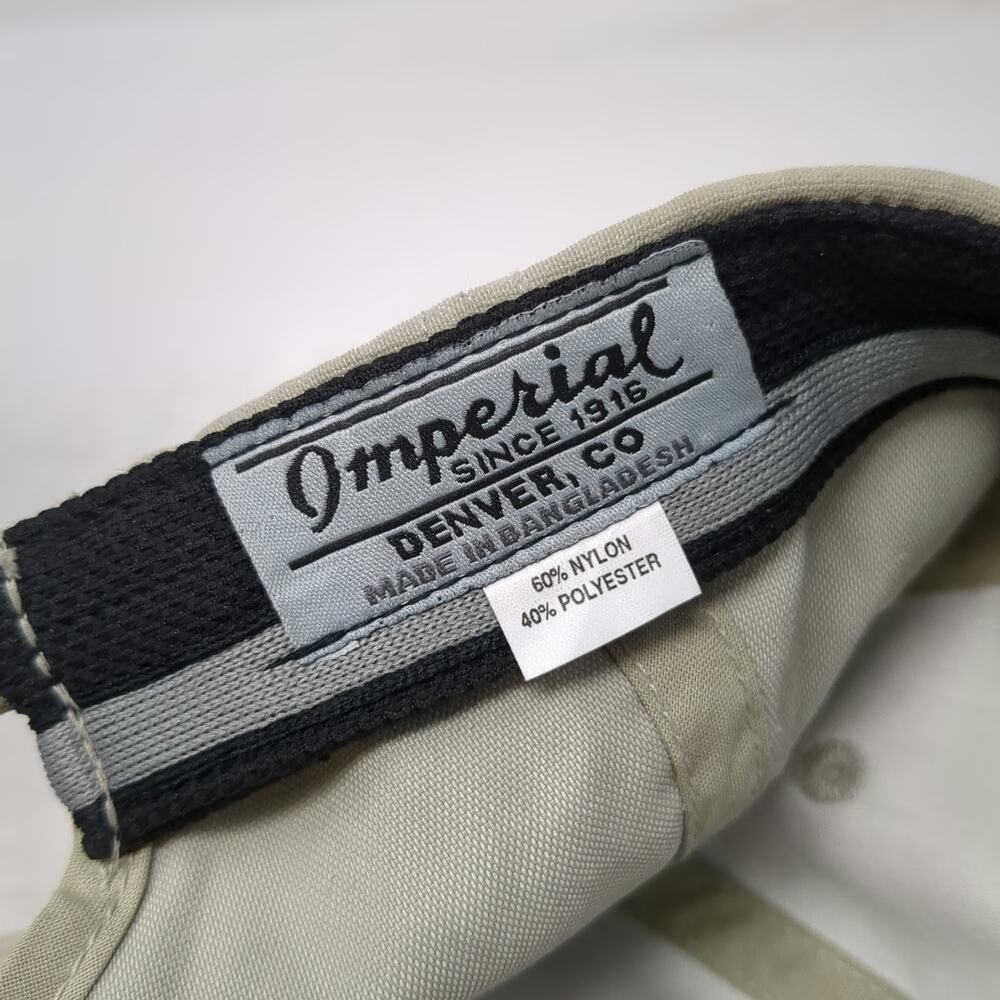 L.L. Bean Baseball Cap Beige Brown One Size Fly Fishing Imperial Slideback Hat - Picture 9 of 9